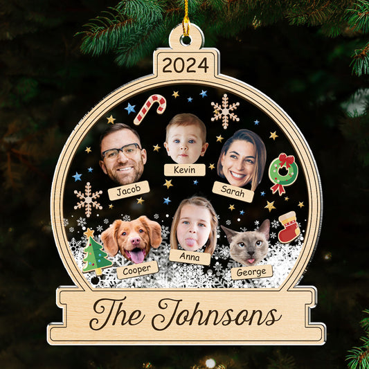 Heartfelt Family - Personalized Custom Acrylic Ornament
