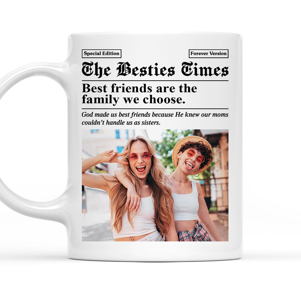 The Besties Times - Personalized Custom Coffee Mug