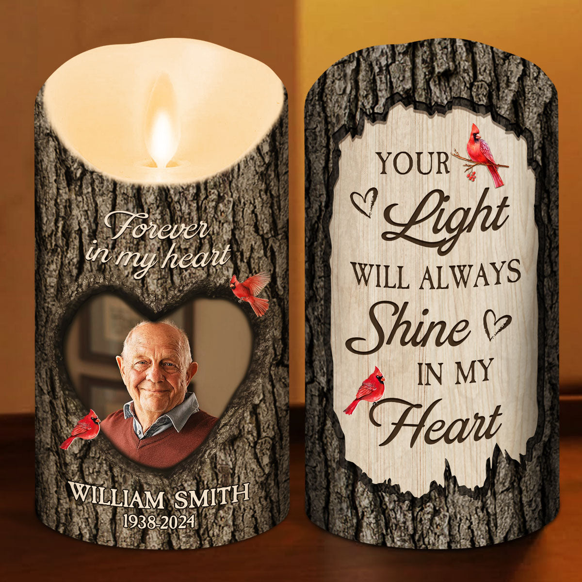 You Are Always On My Mind - Personalized Custom LED Candle
