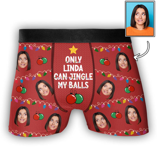 My Balls - Personalized Photo Men's Boxer Briefs