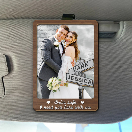 Get Home Safe - Personalized Custom Car Visor Clip