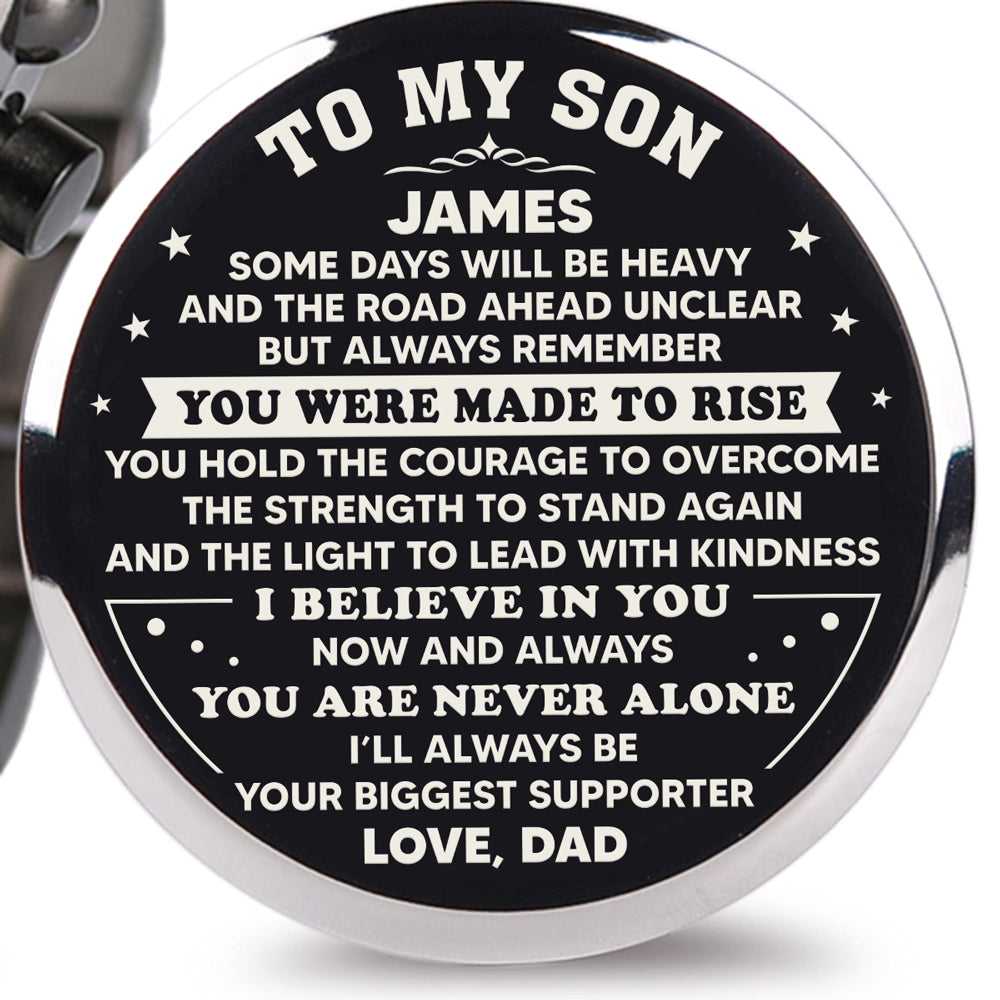 Never Doubt Yourself - Personalized Engraved Wooden Watches GQ026