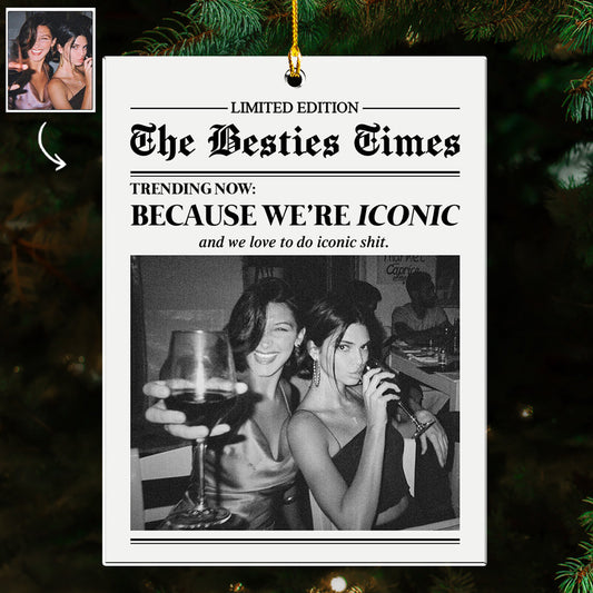 Friends Make The Best Memories - Personalized Custom Acrylic Ornament