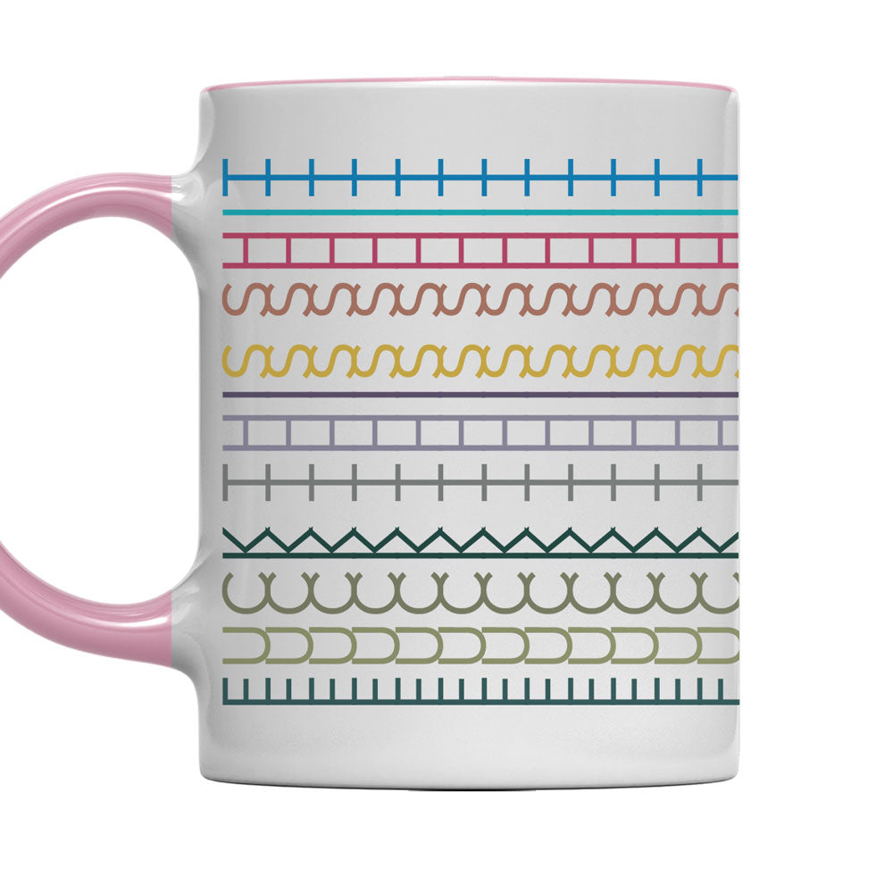 Peace Out The Drama Begins - Accent Mug