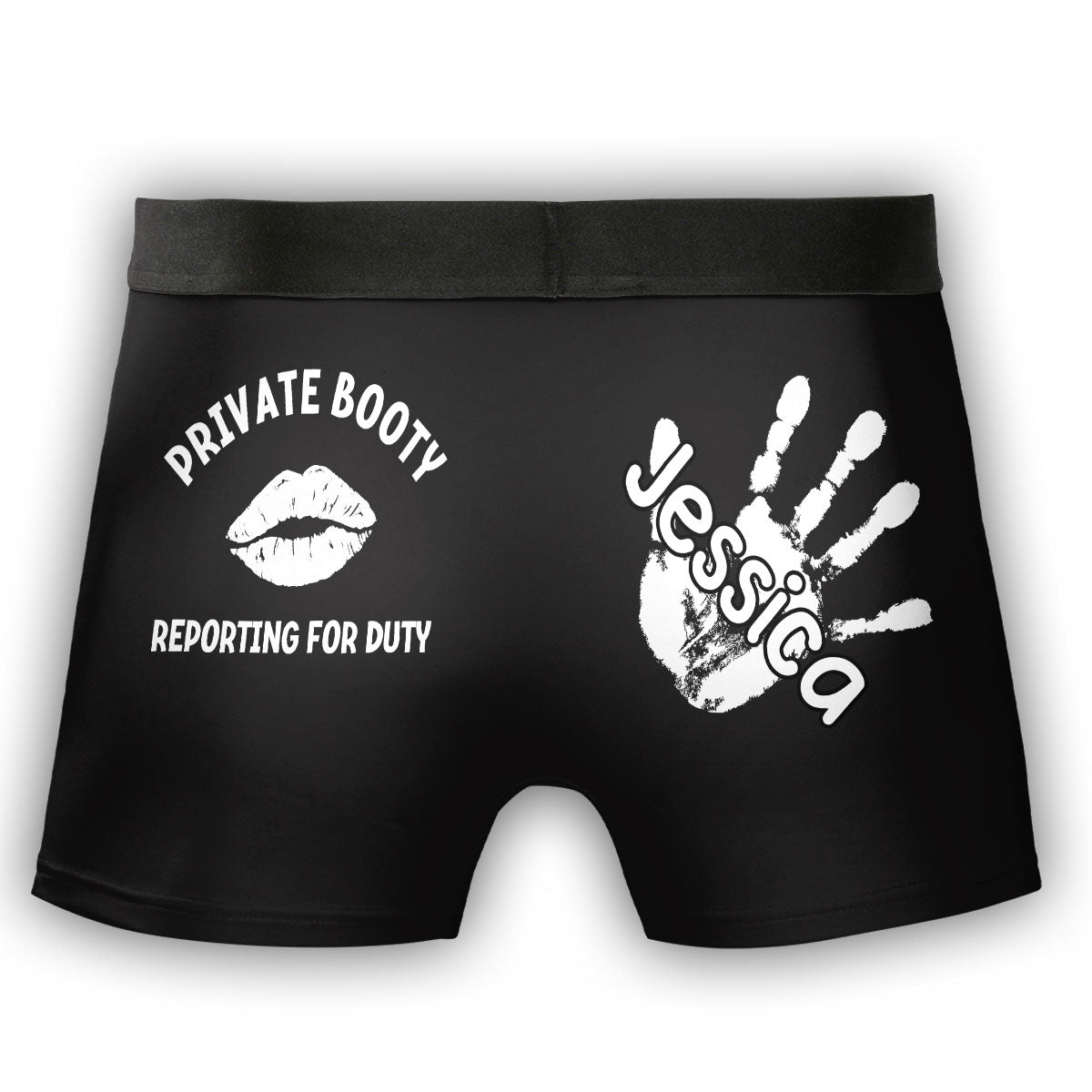 Tactical Curves Standing By  - Personalized Photo Men's Boxer Briefs