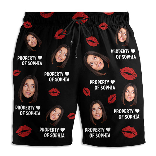 Property Of - Personalized Custom Beach Shorts