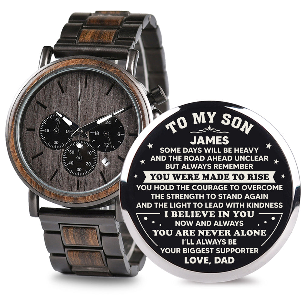 Never Doubt Yourself - Personalized Engraved Wooden Watches GQ026
