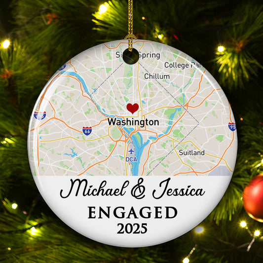 First Year - Personalized Custom Ceramic Ornament