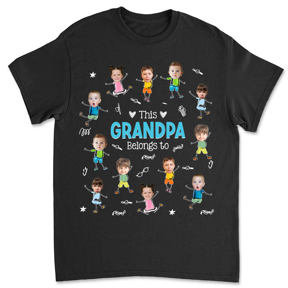 Grandpa This Belongs - Personalized Custom Shirt