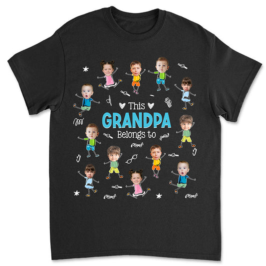 Grandpa This Belongs - Personalized Custom Shirt