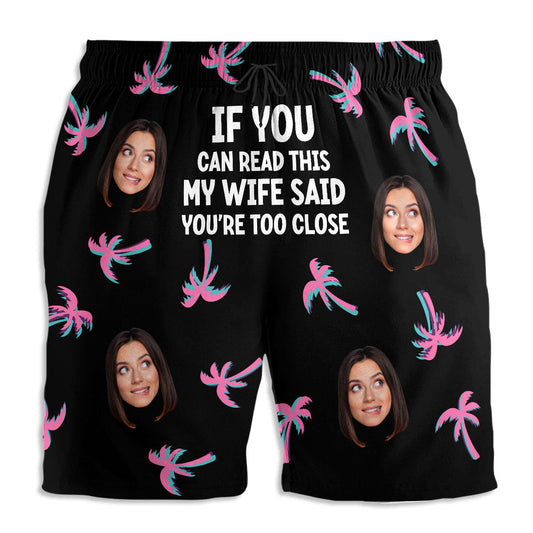 If You Can Read - Personalized Custom Beach Shorts