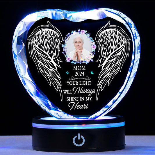 Shine In My Heart - Personalized Custom Crystal Led Light