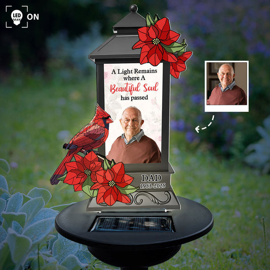 A Light Remains - Personalized Custom Solar Light