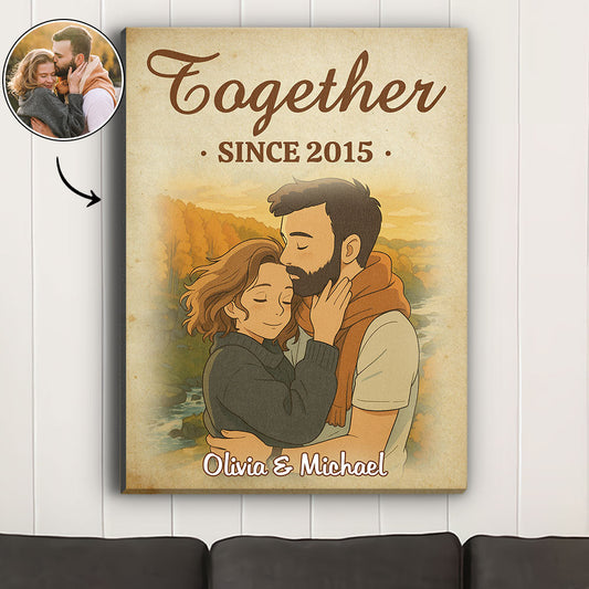 Us Together - Personalized Custom Photo Canvas