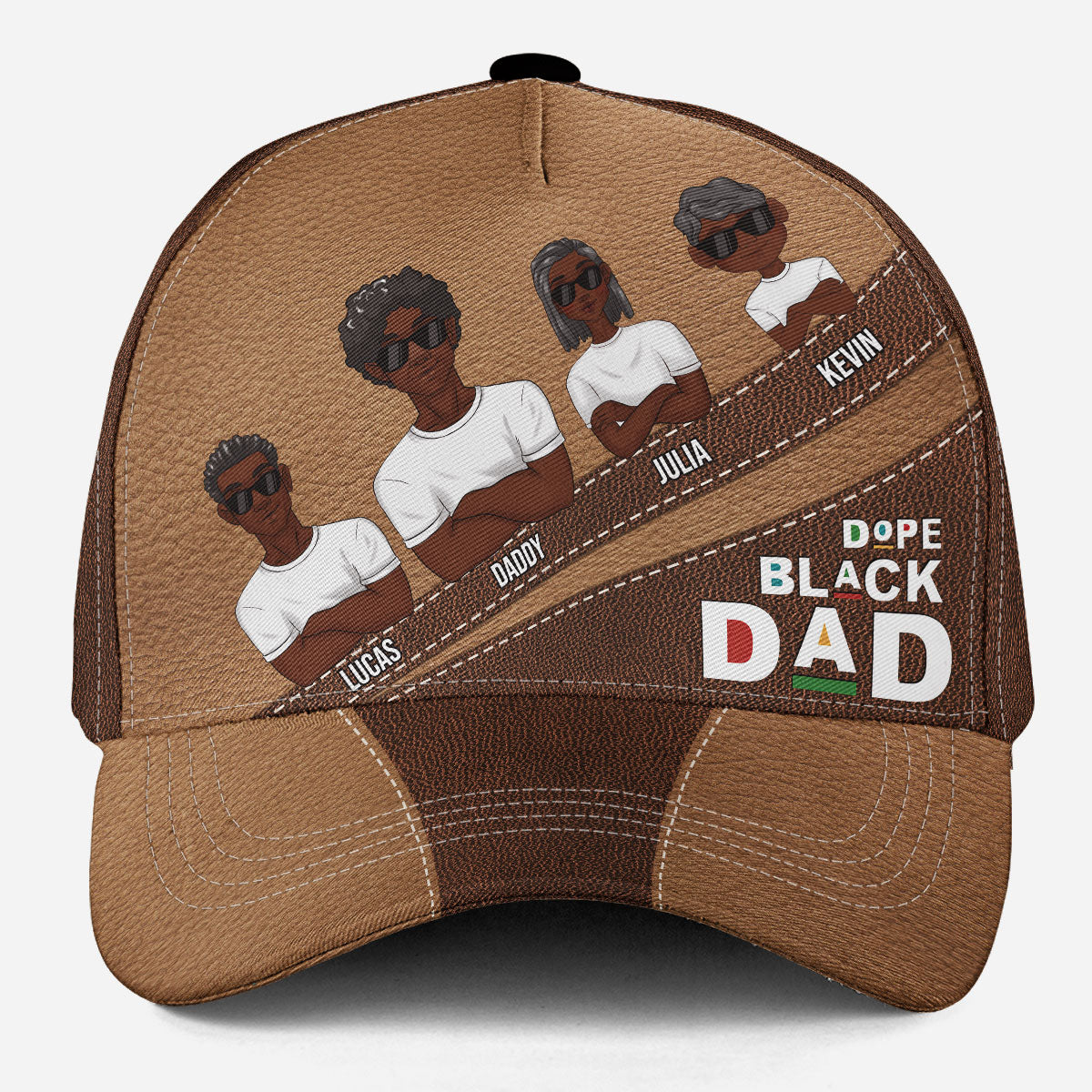 Dope Black Dad - Personalized Classic Cap