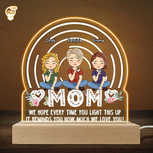 We Hope Every Time You Light This Up - Personalized Custom LED Light