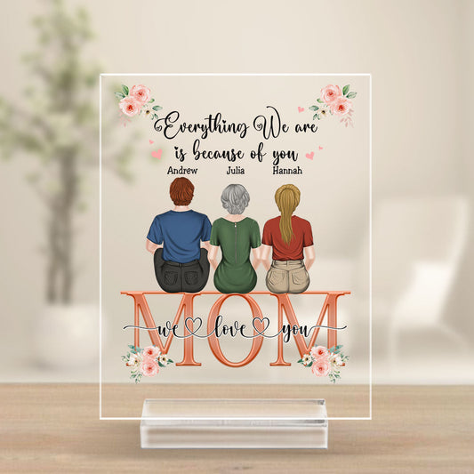 Everything I Am - Personalized Custom Acrylic Plaque With Base