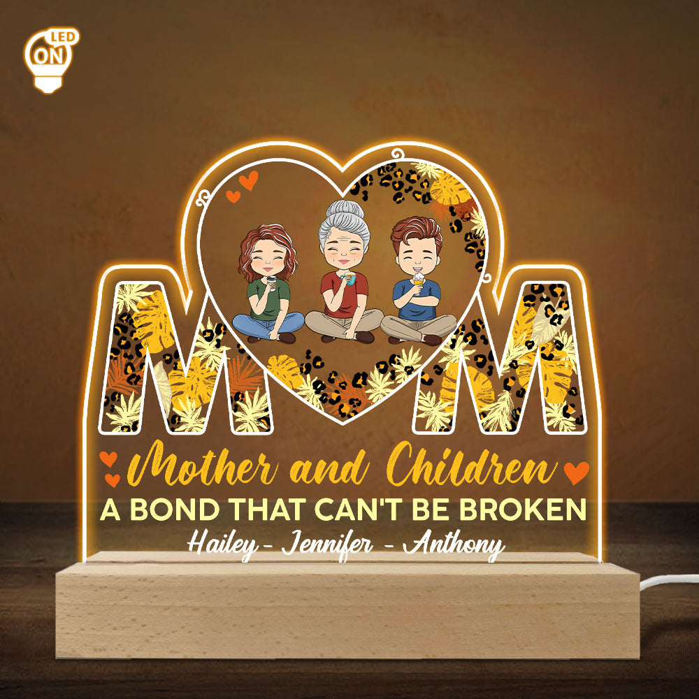 A Bond That Cant Be Broken - Personalized Custom LED Light