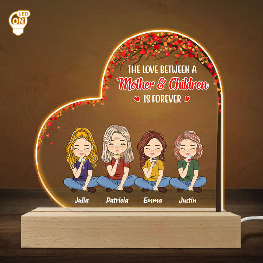 The Love Between Us Is Forever - Personalized Custom LED Light