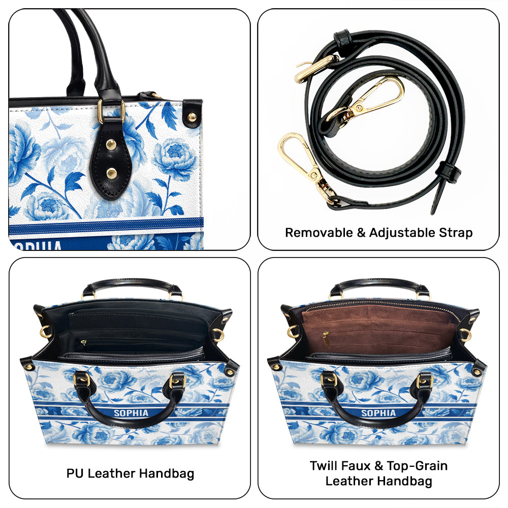 Flower Of Month - Personalized Custom Leather Bag