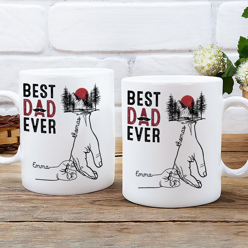 Best Dad Ever - Personalized Custom Coffee Mug