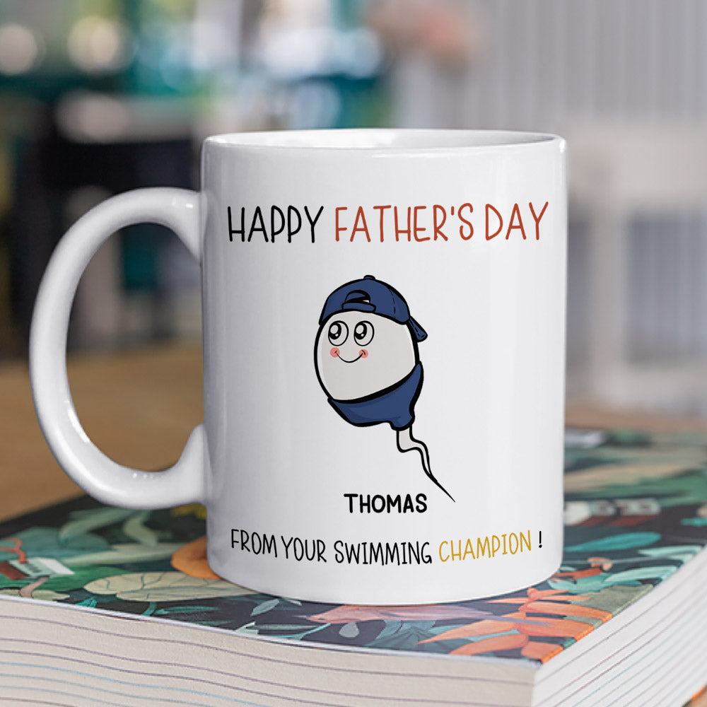 The Champions Of Father - Personalized Custom Mug