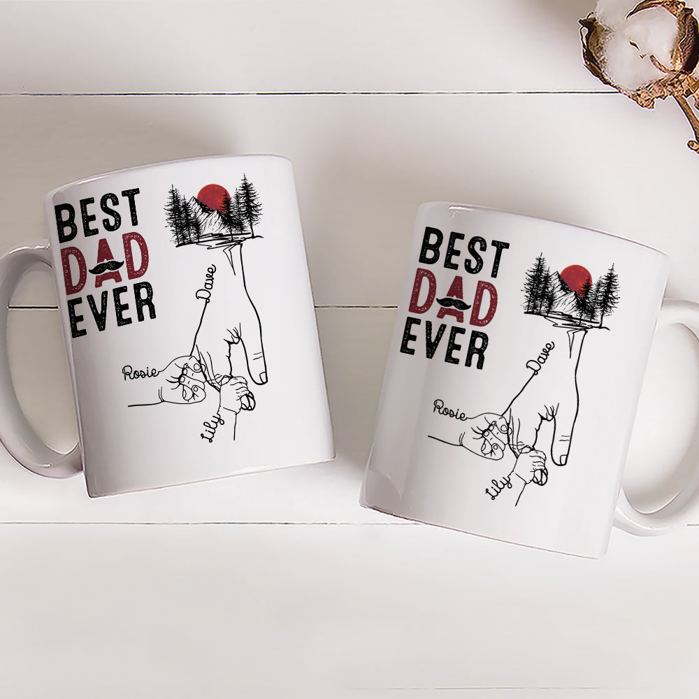 Best Dad Ever - Personalized Custom Coffee Mug