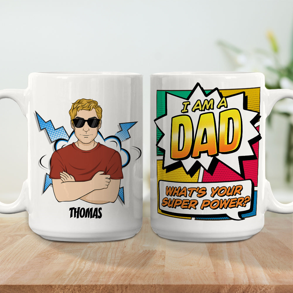 Super Dad - Personalized Custom Coffee Mug