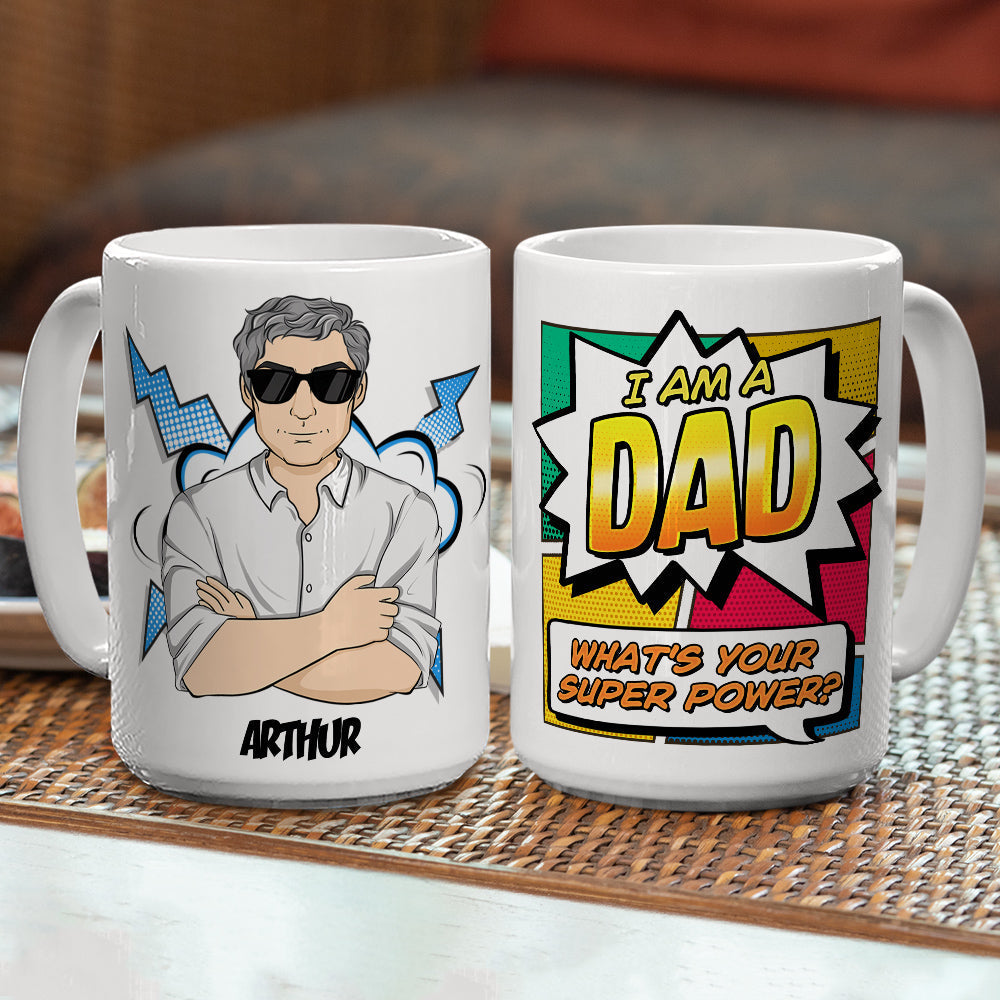 Super Dad - Personalized Custom Coffee Mug