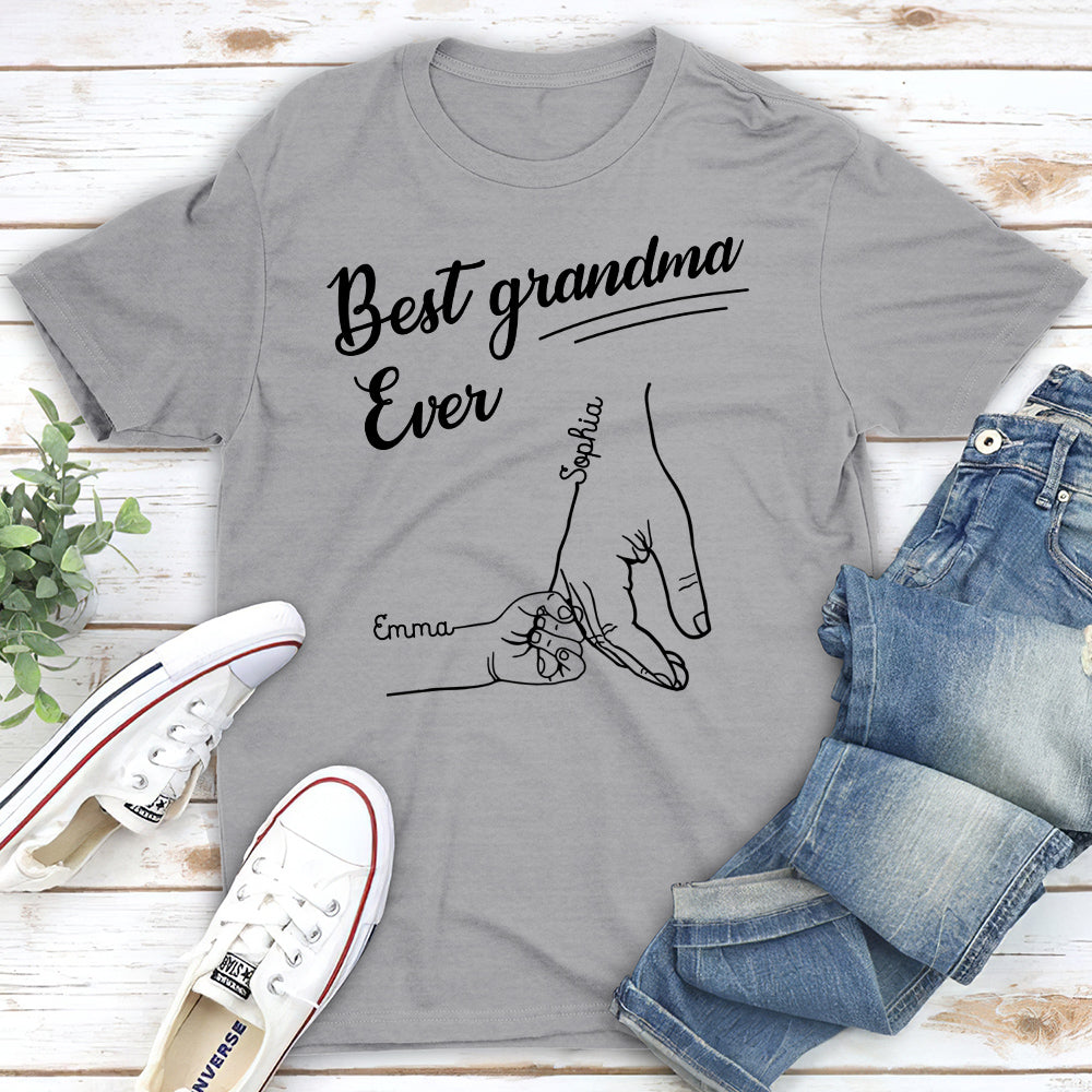 The Best Grandma Ever - Personalized Custom Shirt