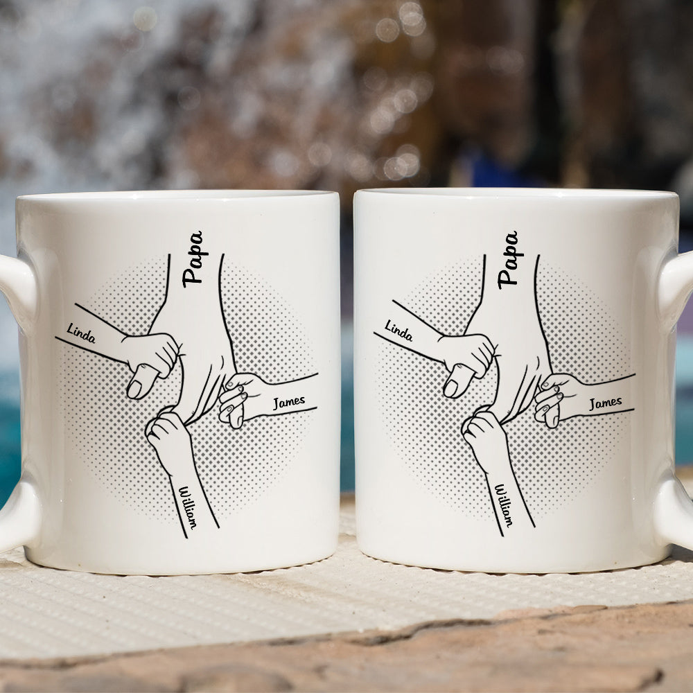 Best Papa Ever - Personalized Custom Coffee Mug