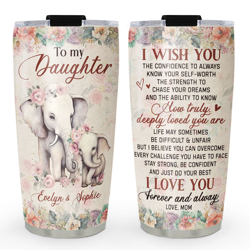 Forever And Always - Personalized Custom Tumbler