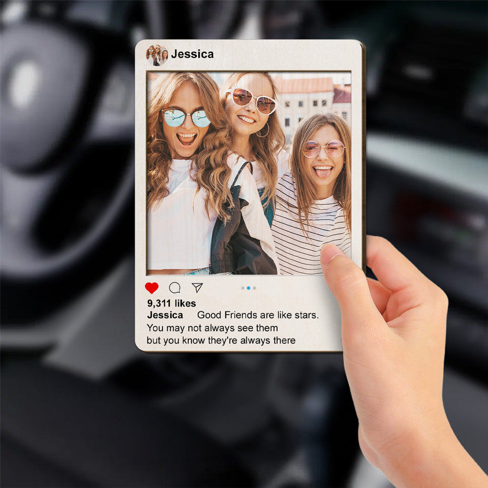 Friends Like Stars - Personalized Custom Car Visor Clip