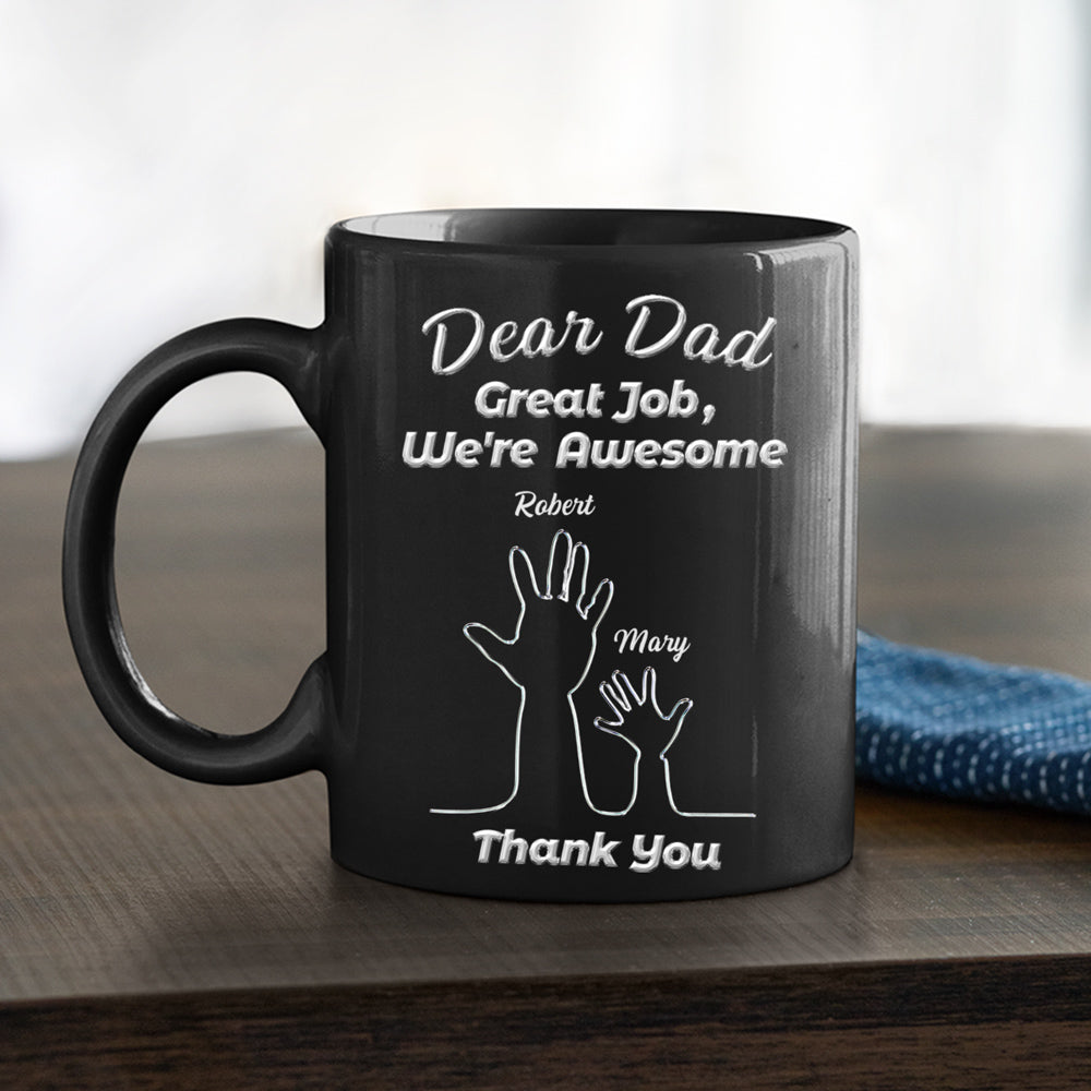 Family Hand -  Personalized Custom Coffee Mug