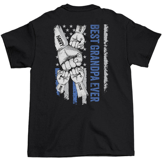 Best Grandpa Ever - Personalized Custom Shirt
