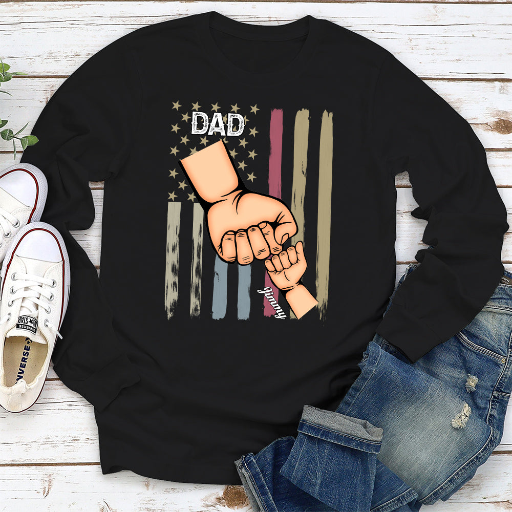 Dad Grandpa And Kids - Personalized Custom Shirt
