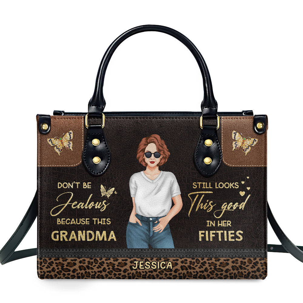 Dont Be Jealous - Personalized Custom Leather Bag