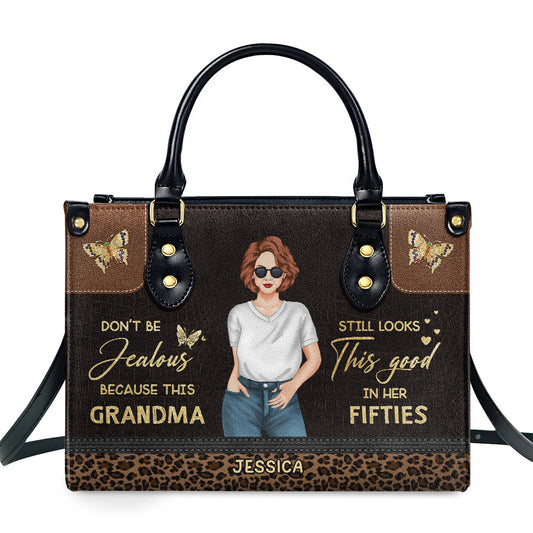 Dont Be Jealous - Personalized Custom Leather Bag
