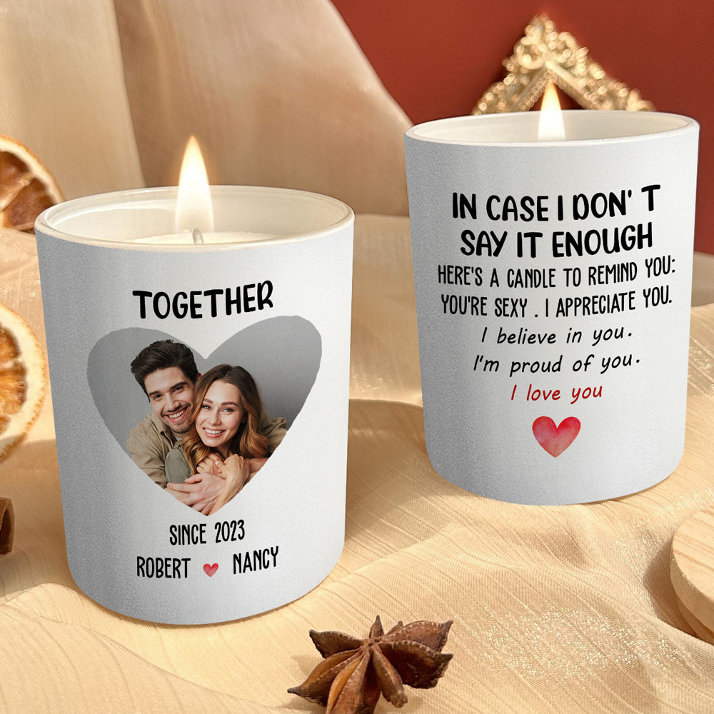 I Am Proud Of You - Personalized Custom Candle