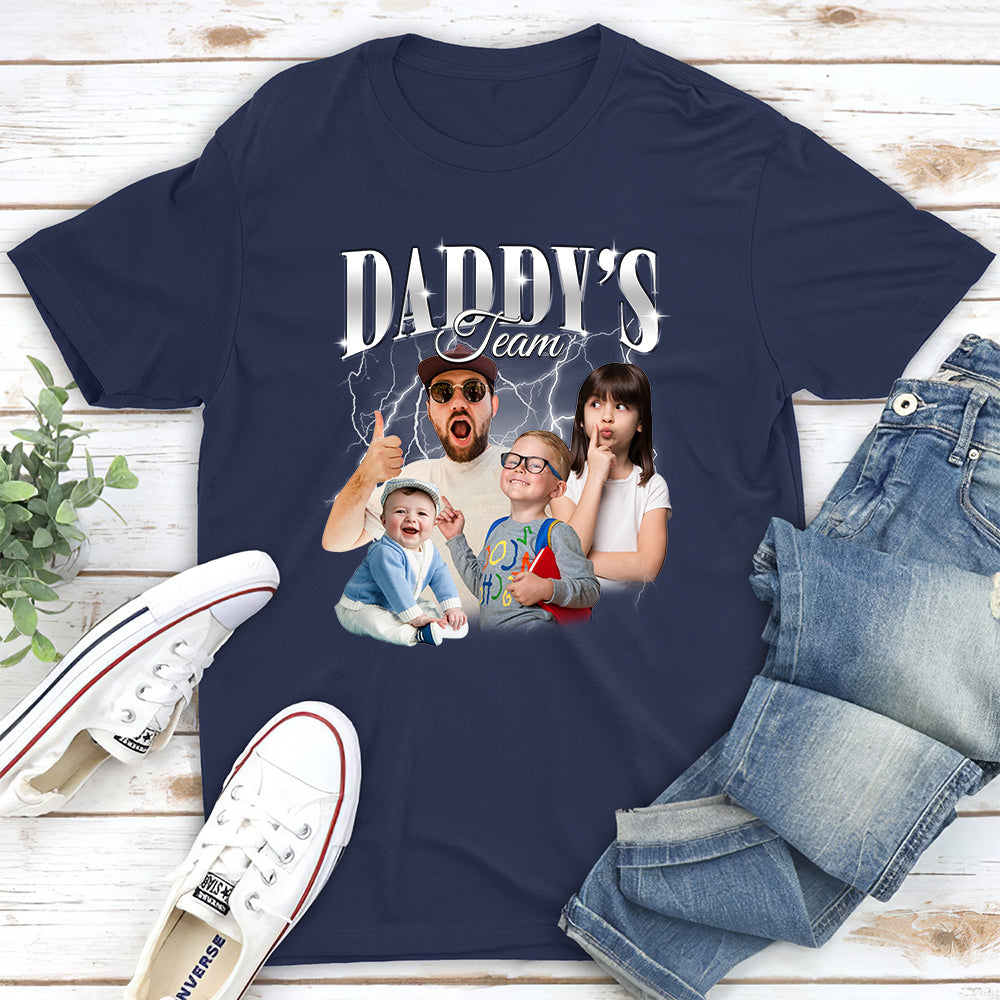 Team Of Daddy - Personalized Custom Shirt