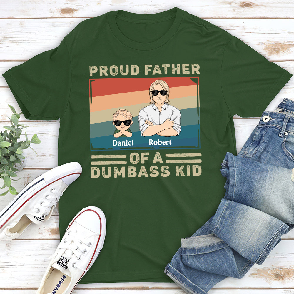 Proud Father Of A Few Baby - Personalized Custom Shirt