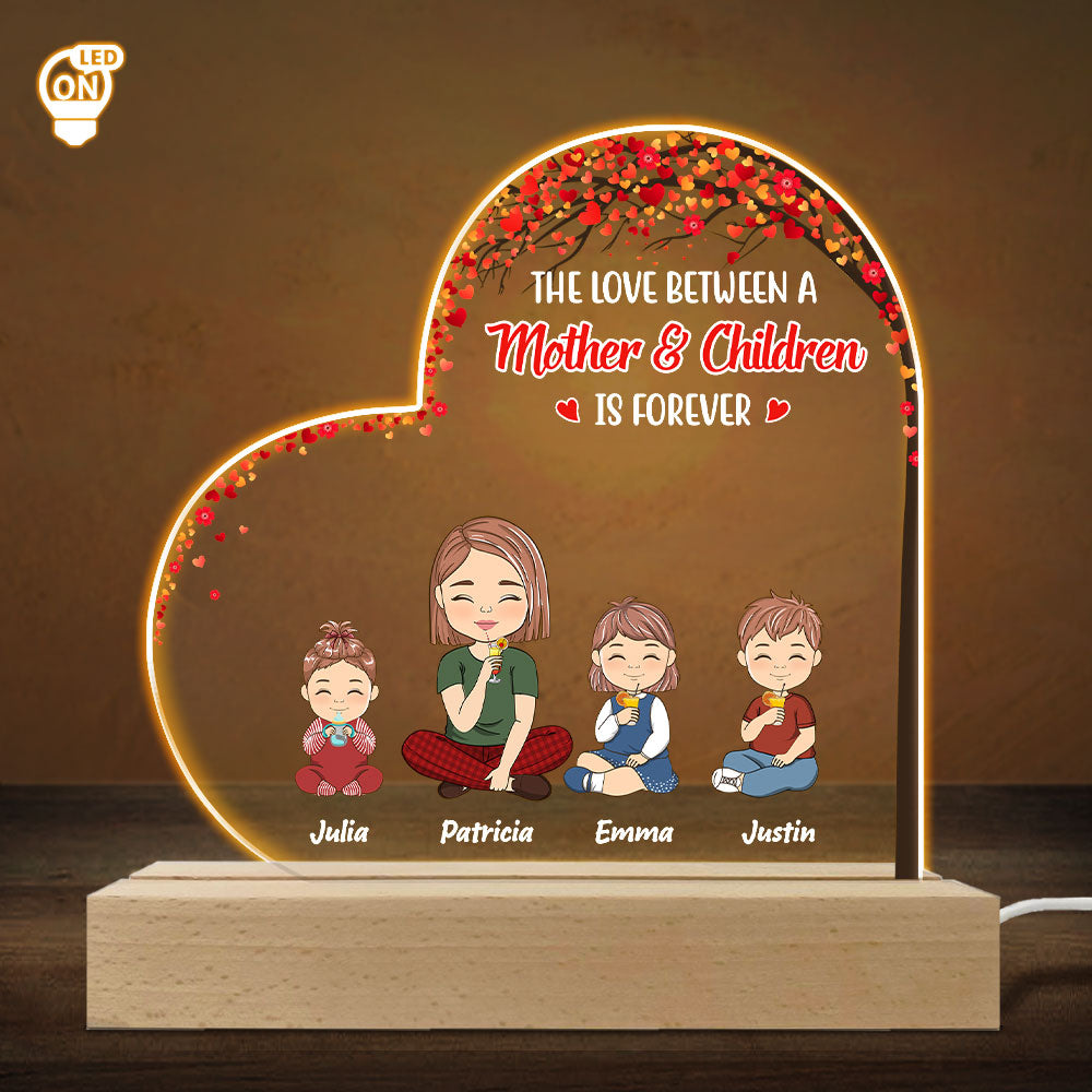 The Love Between Us Is Forever - Personalized Custom LED Light