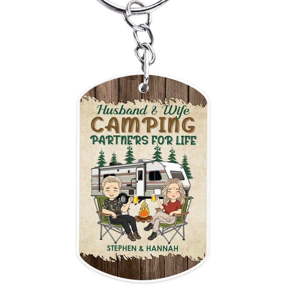 Happy Campers - Personalized Custom Acrylic Keychain