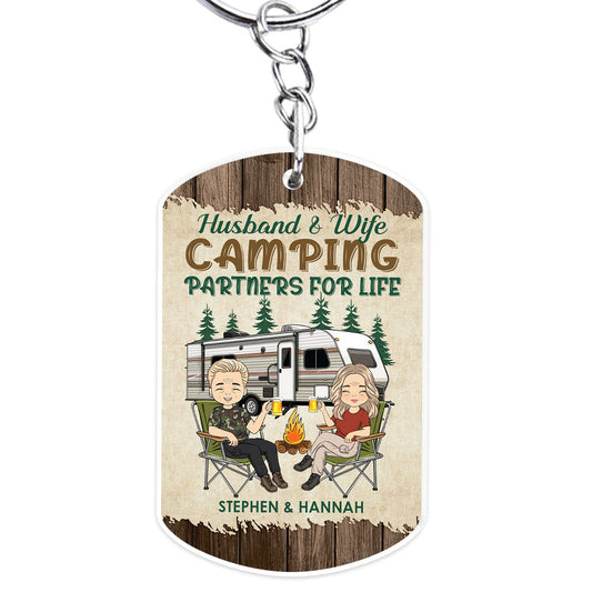 Happy Campers - Personalized Custom Acrylic Keychain