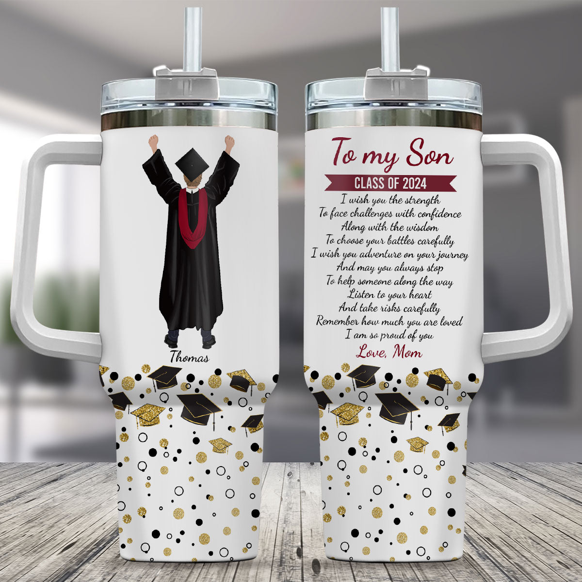 I Wish You The Strength - Personalized Custom 40 Oz Tumbler