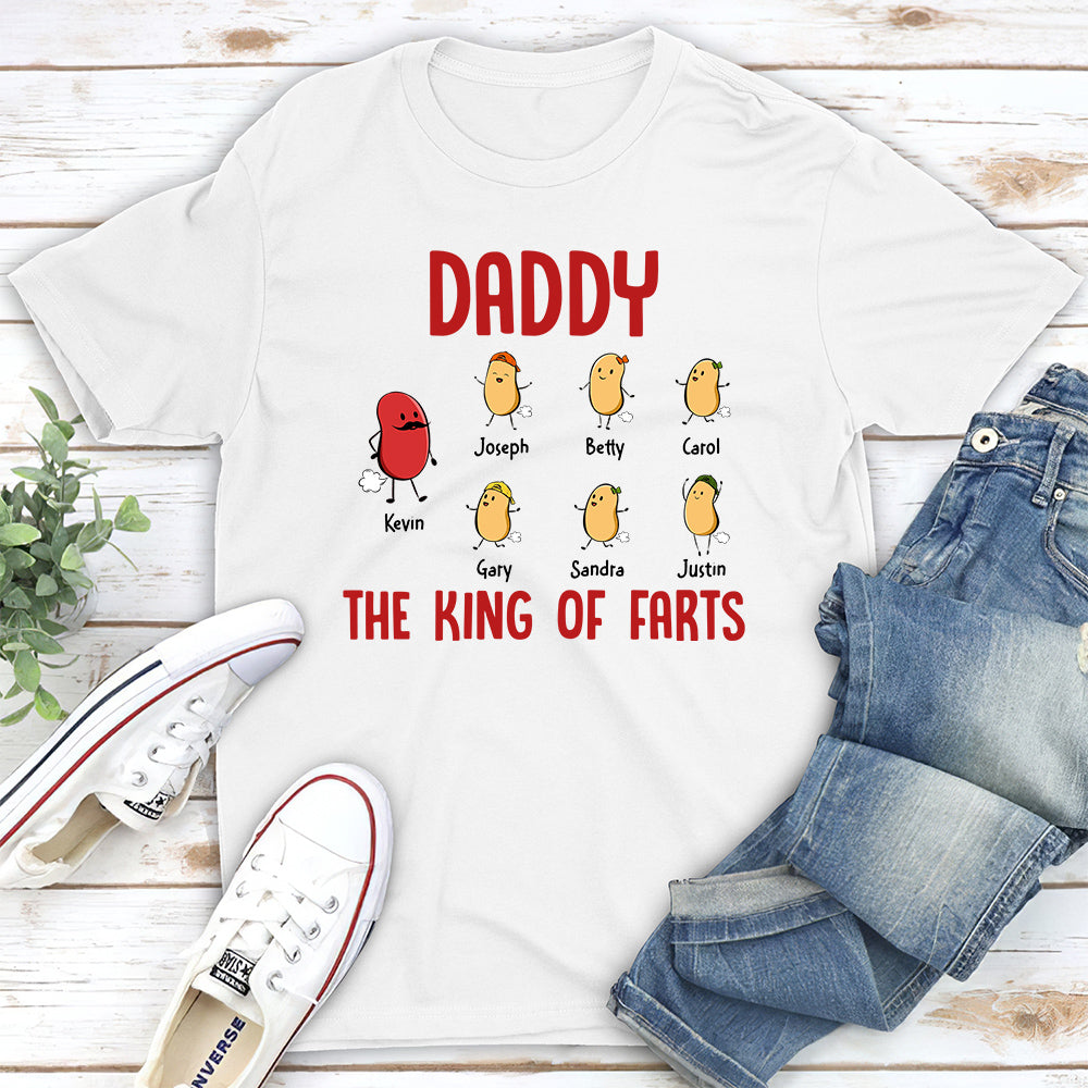 The King Of Farts - Personalized Custom Shirt
