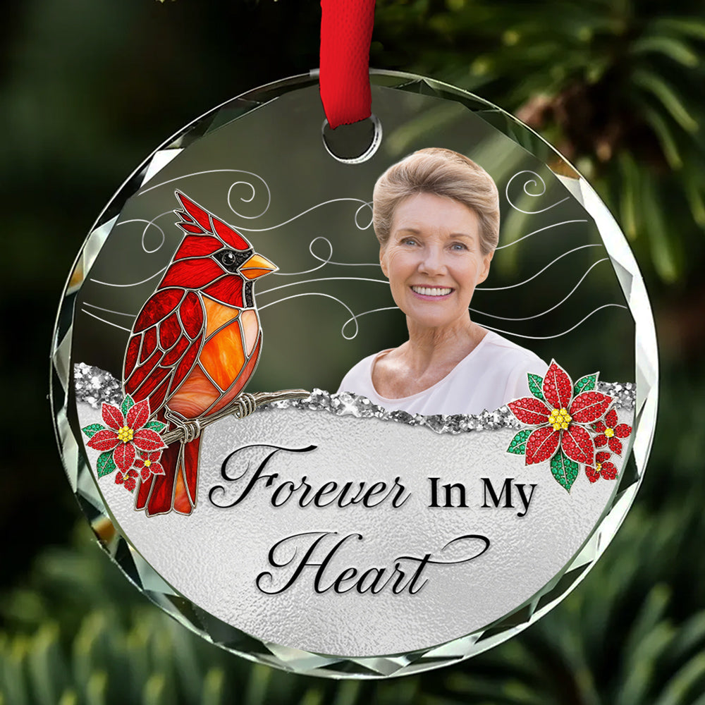 We Are Always With You - Personalized Custom Glass Ornament