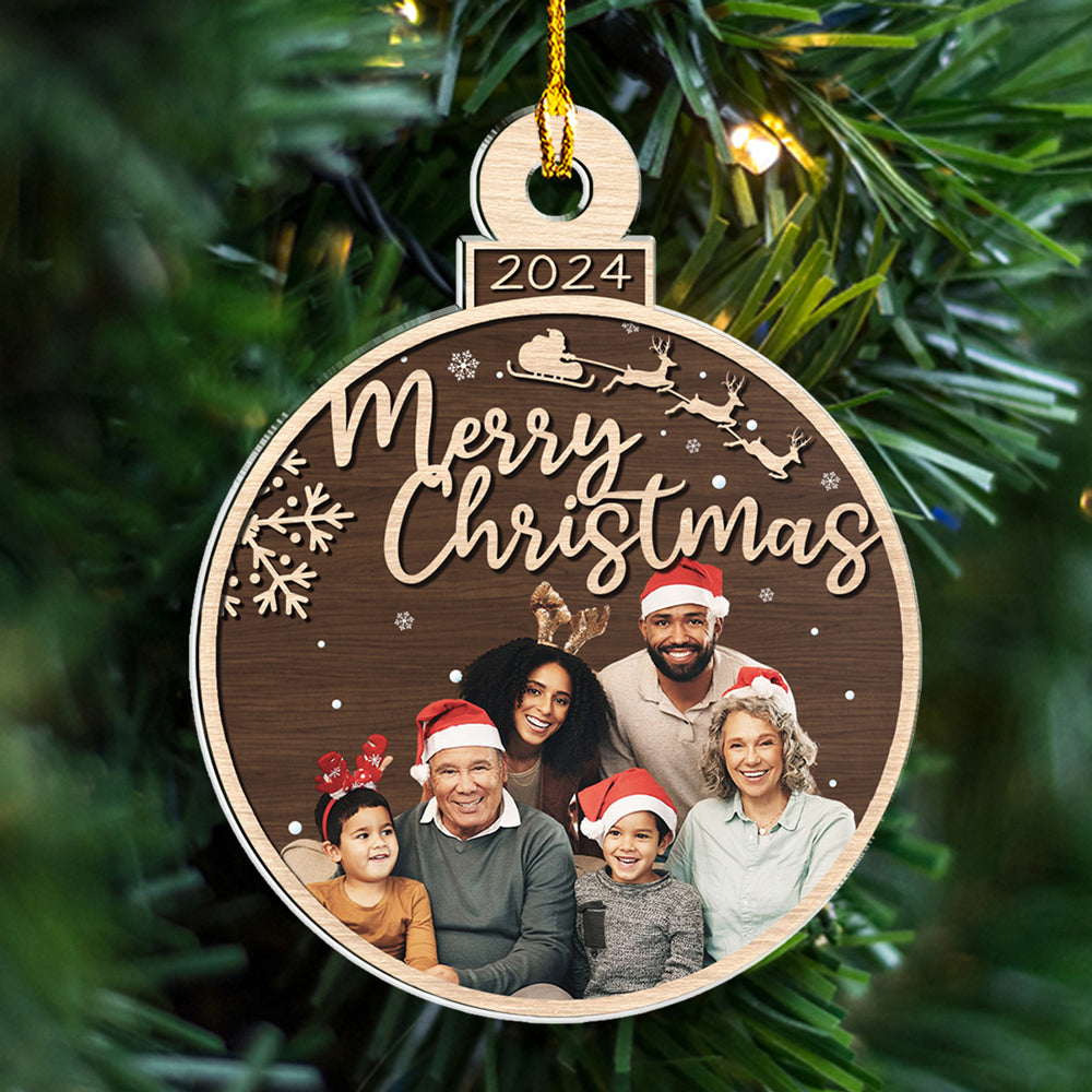 Holiday Heart - Personalized Custom Acrylic Ornament