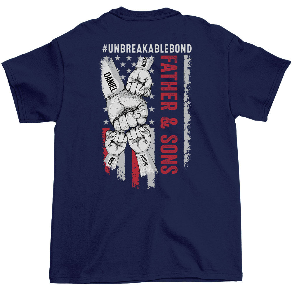 Father Son Unbreakable Bond - Personalized Custom Shirt