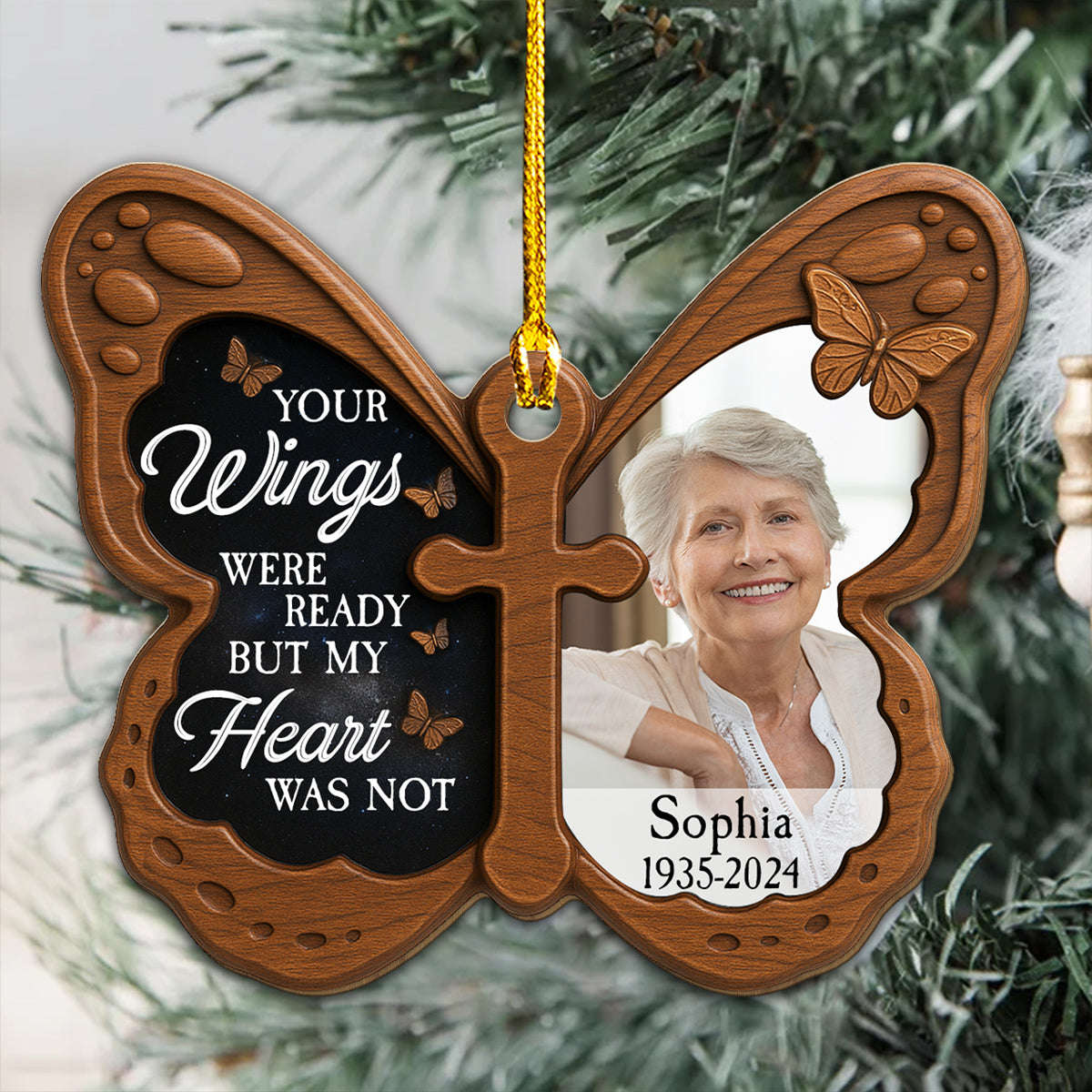 You Are Ready But I Am Not - Personalized Custom Wood Ornament